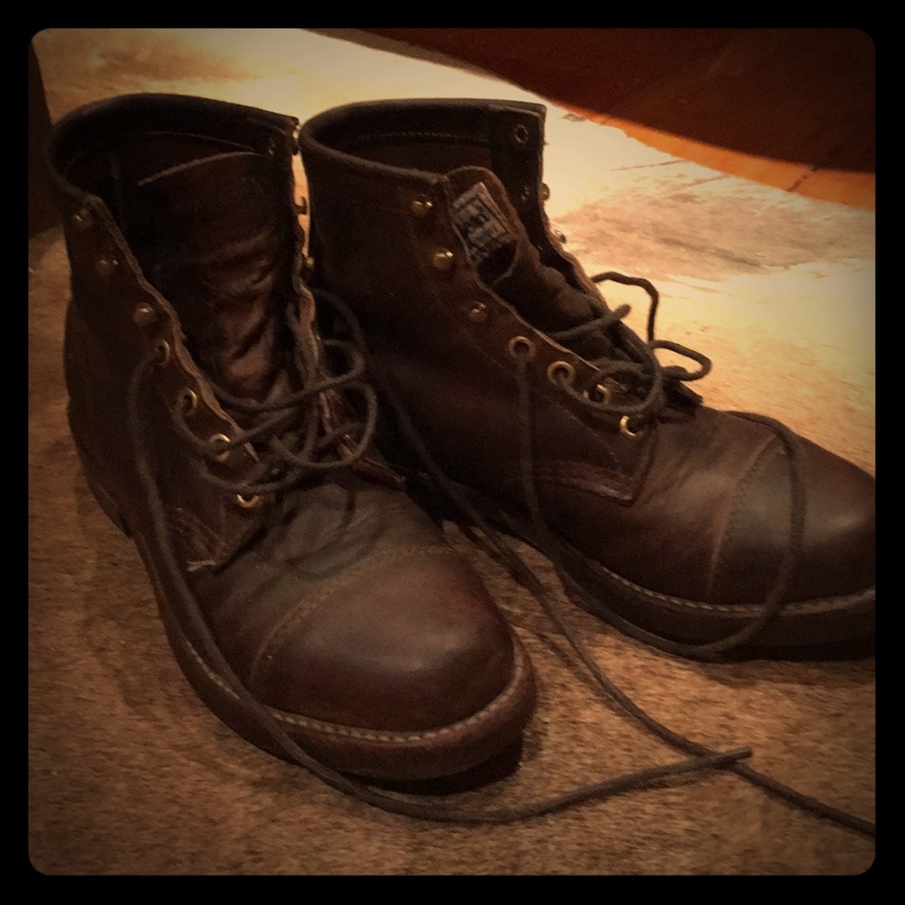 Vintage LLBean/Chippewa leather boot